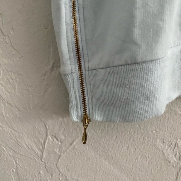 Women's Light Blue Sleek Sweatshirt - Picture 3 of 4